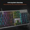 Meetion MT-MK80 chocolate keycap Ultra-thin Mechanical Keyboard-2737-01