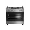 Beko Gas Cooker 90 X 60 Cm Steel GG15125GX -185-01