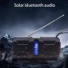 Wireless FM Waterproof Portable Solar Bluetooth Speaker-1581-01