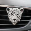 Rhinestone Leopard Head Car Aroma Diffuser-1093-01