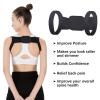 GO FIT 2021 Hot Selling Adjustable Back Posture Corrector Black Color-4339-01