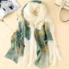 Printed Imitation Silk Scarf-1000-01