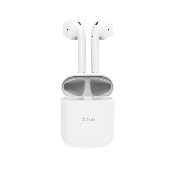 G Tab TW3 Pro In Ear Headphones With Charging Case White-3755