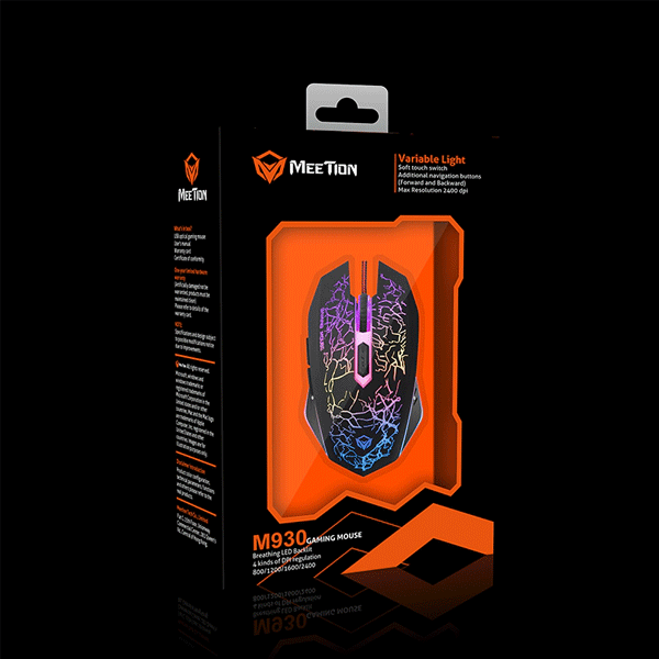 Meetion MT-M930 USB Corded Backlit Mouse-2882