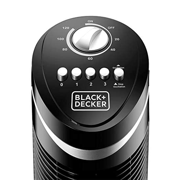 Black & Decker TF50-B5 3 Speed Tower Fan, 50W -3728