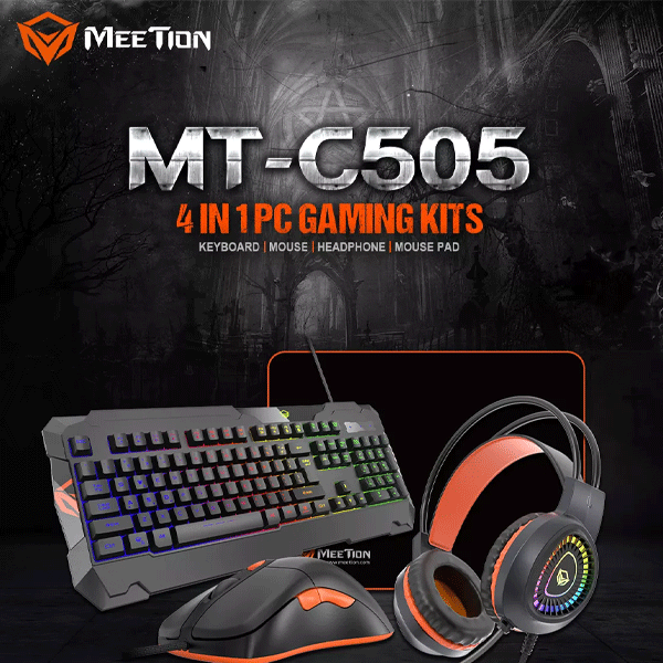 Meetion MT-C505 Kits for PC Gaming 4 in 1 Combo-2663