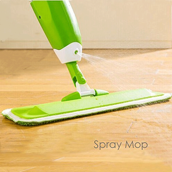 A-One 600ml Stainless Steel Microfiber Floor Cleaning Spray Mop