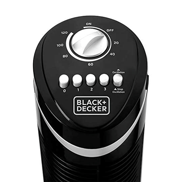 Black & Decker TF50-B5 3 Speed Tower Fan, 50W -3729