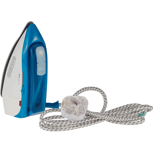 Black & Decker TI250-B5 Travel Steam Iron, 1085w-3736