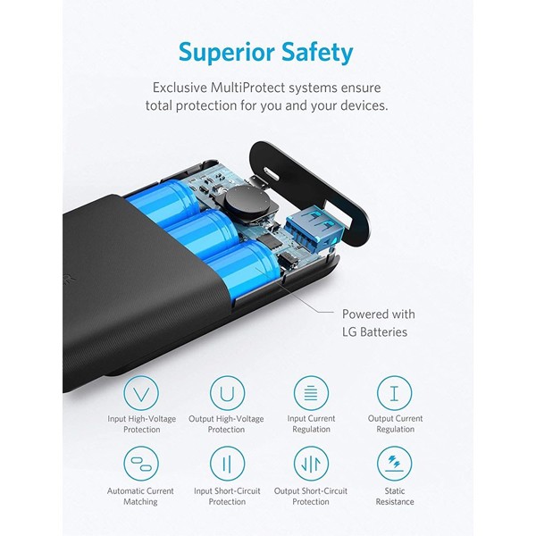 Anker PowerCore II 10000 Black A1230H11-856