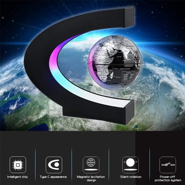 Magnetic Levitation Floating Globe with LED Light -622