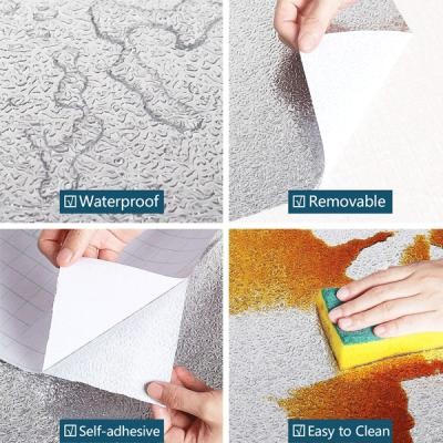 5 M Self Adhesive Kitchen Use Waterproof And Oil Proof Aluminium Foil Wrapping Paper Silver-3989