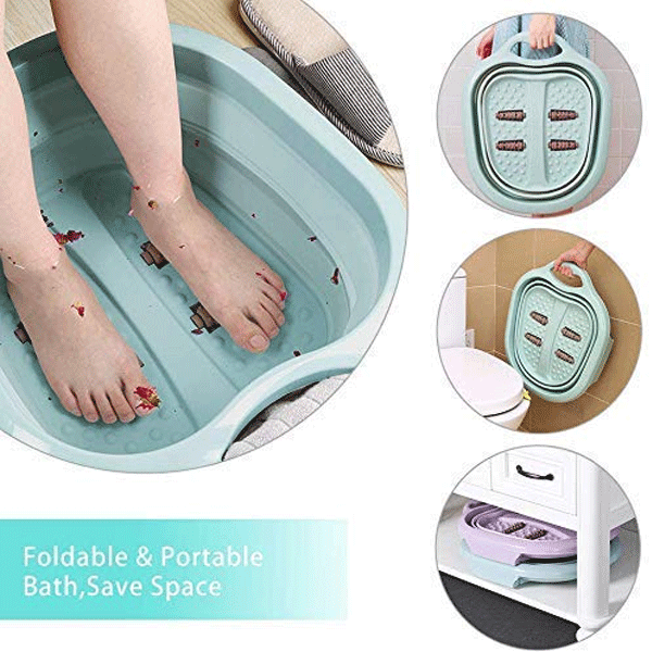 Collapsible And Foldable Foot Spa Massage Tub-4142