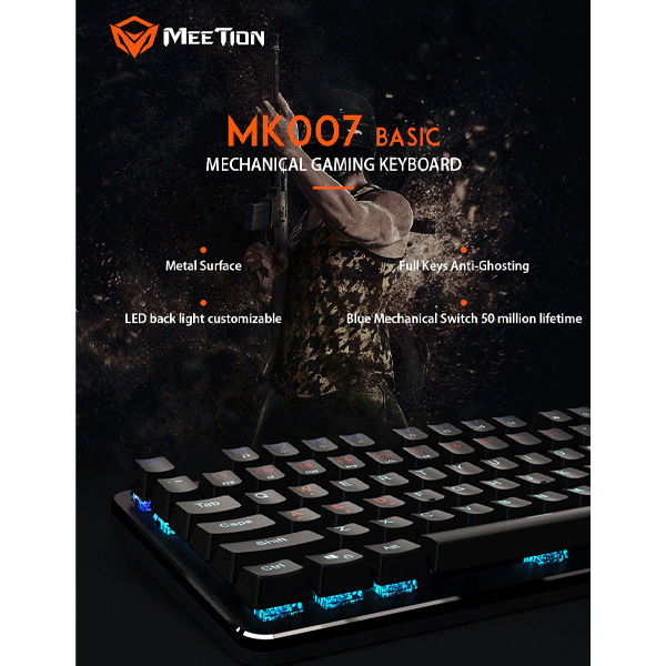 Meetion MT-MK007 Mechanical Keyboard-2720