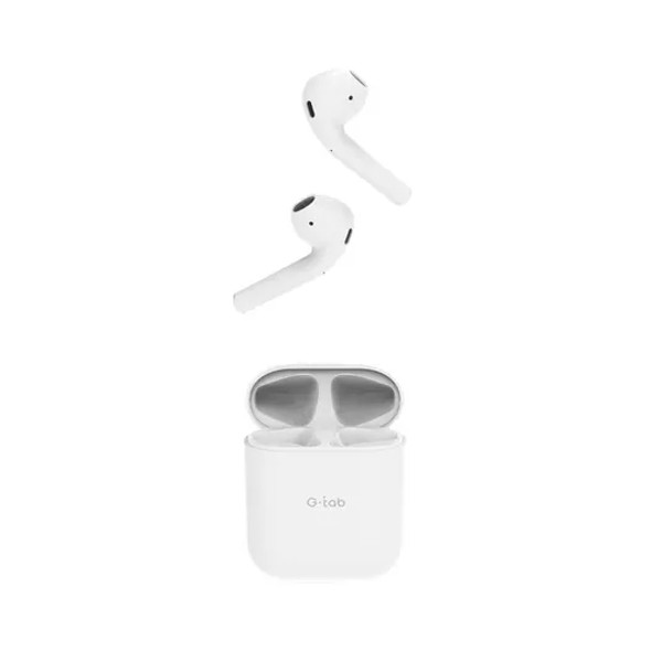 G Tab TW3 Pro In Ear Headphones With Charging Case White-3754
