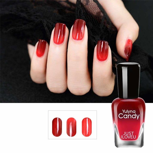 Net Red Oily Gradient Nail Polish-1440