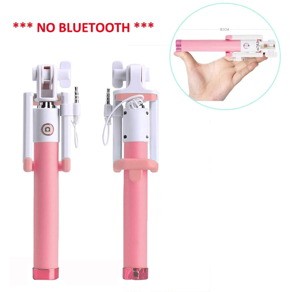 Universal Wired Selfie Stick With Button-4039