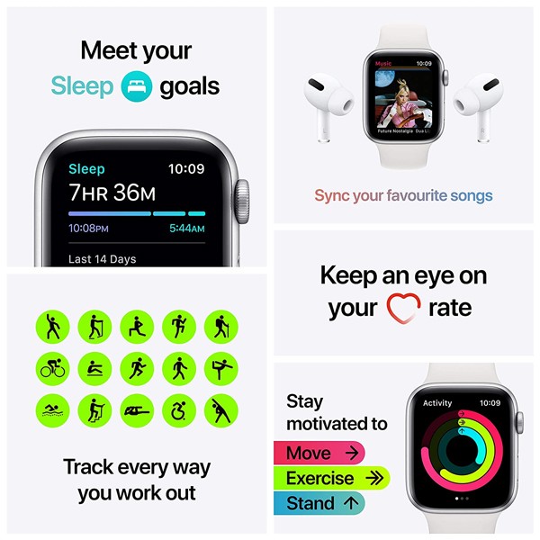 Apple Watch Series 6 44 mm Silver-1372