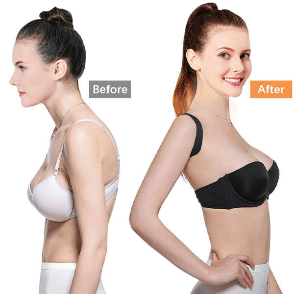 GO FIT 2021 Hot Selling Adjustable Back Posture Corrector Black Color-4340