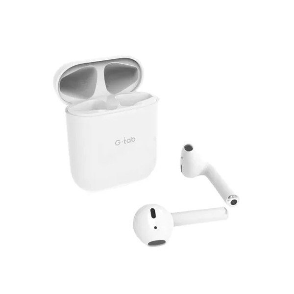 G Tab TW3 Pro In Ear Headphones With Charging Case White-3759