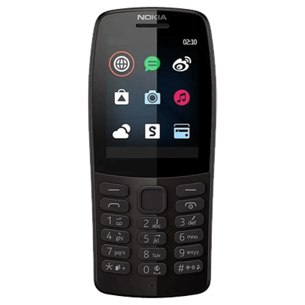 Nokia 210 Ta-1139 Dual Sim Gcc Black-4560