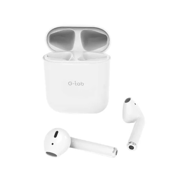 G Tab TW3 Pro In Ear Headphones With Charging Case White-3756
