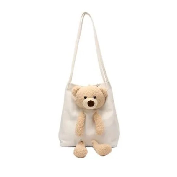 Autumn Bear Canvas Bag-1013