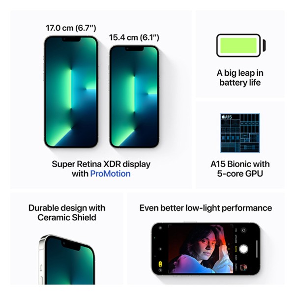 Apple iPhone 13 Pro 512GB Silver 5G LTE-1763