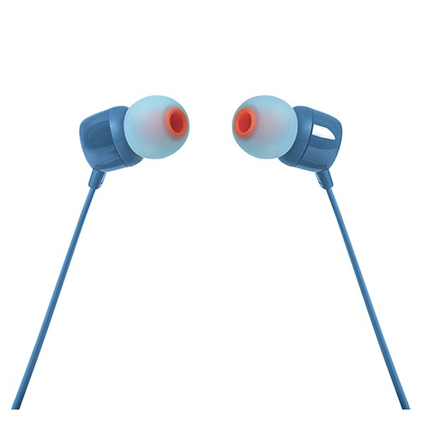 JBL Tune 110 in Ear Headphones with Mic Blue-3600