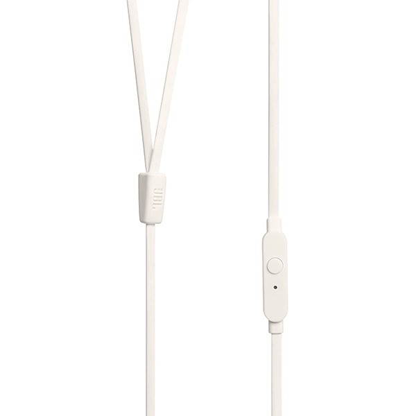 JBL Tune 110 in Ear Headphones with Mic White-3539