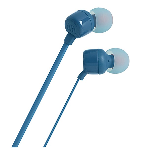 JBL Tune 110 in Ear Headphones with Mic Blue-3602