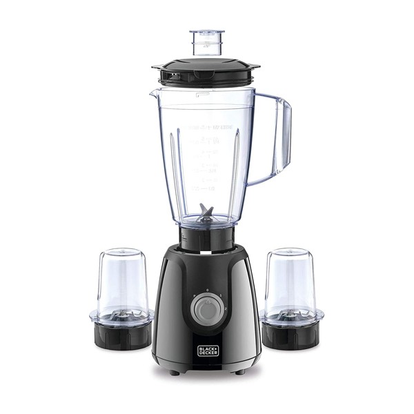 Black & Decker BX440-B5 Blender with Two Grinder, 400w-470