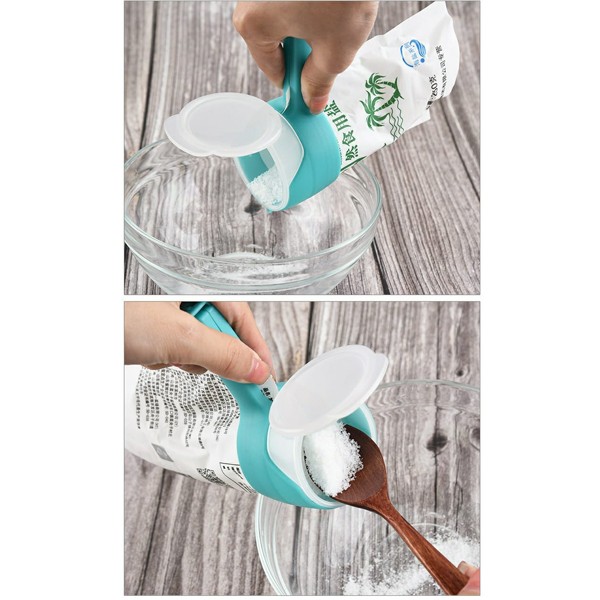 Innovative Multifunctional Magic Lid Clips For Plastic Bags 2Pcs-357
