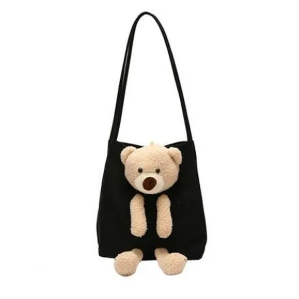 Autumn Bear Canvas Bag-1012