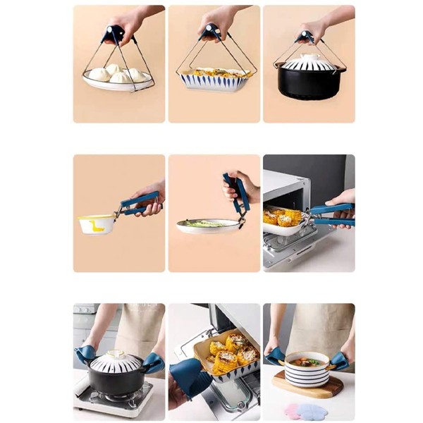 Anti Scald Dish Clamp Heat Resistant 6 Piece Set-1217