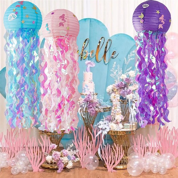 Romantic Jellyfish paper Lantern Home Decor-1597