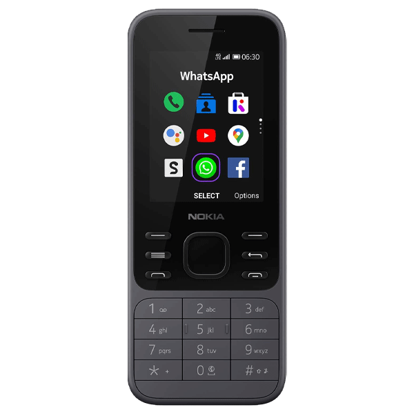 Nokia 6300 4G Ta-1287 Dual Sim Gcc Charcoal-4650