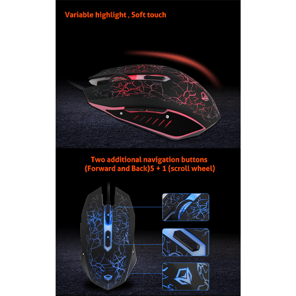 Meetion MT-M930 USB Corded Backlit Mouse-2879