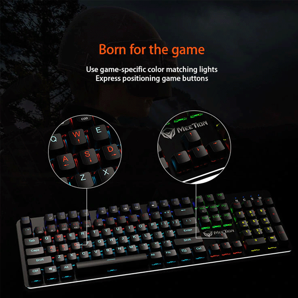 Meetion MT-MK007 Mechanical Keyboard-2726