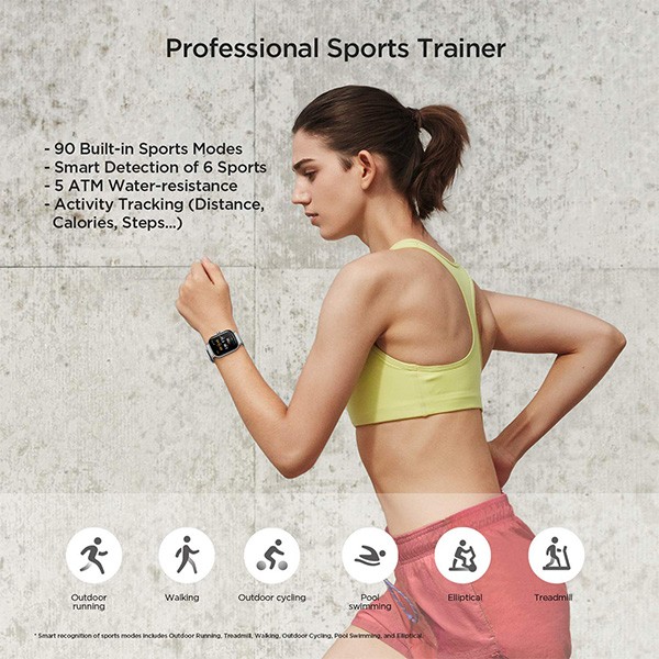 Amazfit GTS 2 Smart Watch Urban Grey-3529