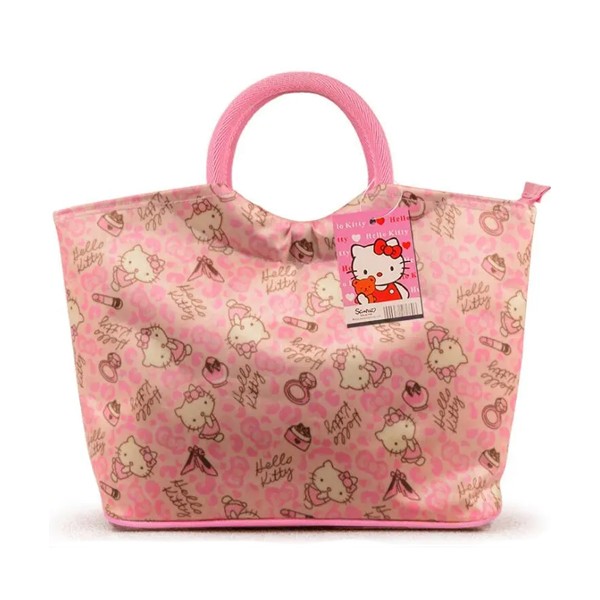 Shop Hello Kitty High Quality Waterproof Round Mouth Handbag at