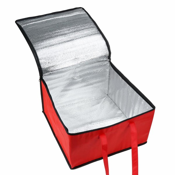 Non Woven Aluminium Foil Thermal Insulation And Cold Storage Box 10 Inch Red-1570