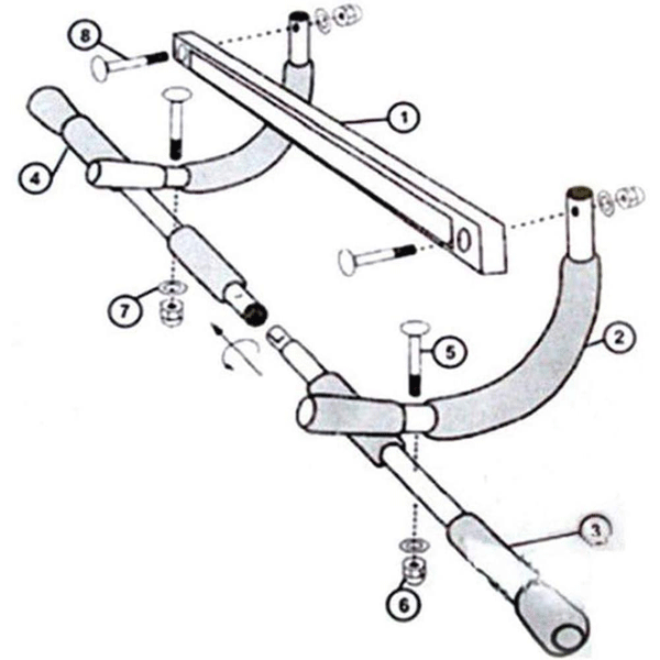 Iron Gym Multifunction Pull Up Bar-2213