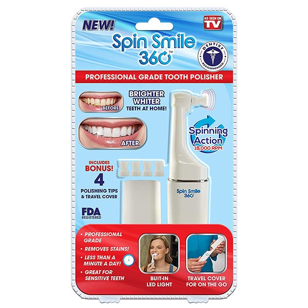 Spin Smile 360 Professional Grade Tooth Polisher