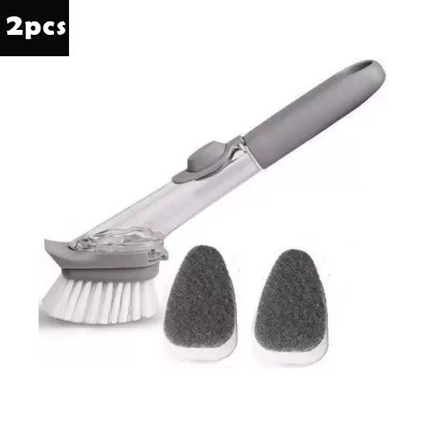 Automatically Add Cleaner Decontamination Kitchen Cleaning Brush 2pcs
