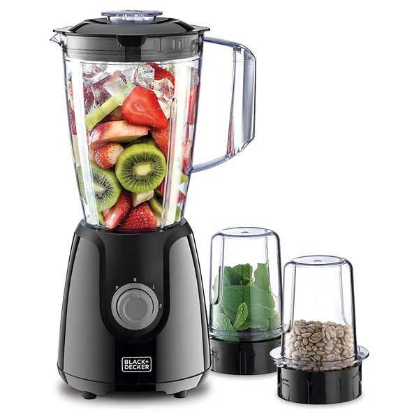 Black & Decker BX440-B5 Blender with Two Grinder, 400w