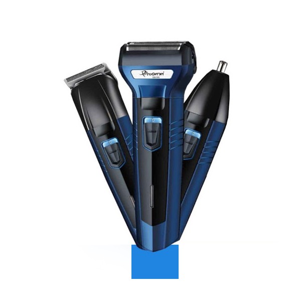3 in 1 Progemei Hair Clipper Shaver And Nose Trimmer