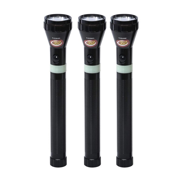 Olsenmark Rechargeable LED Flashlight 3 Pcs OMFL2683