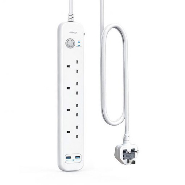 Anker PowerExtend USB 4 strip White Iteration 1 A9141K21