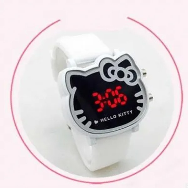 Hello Kitty LED Digital Watch White
